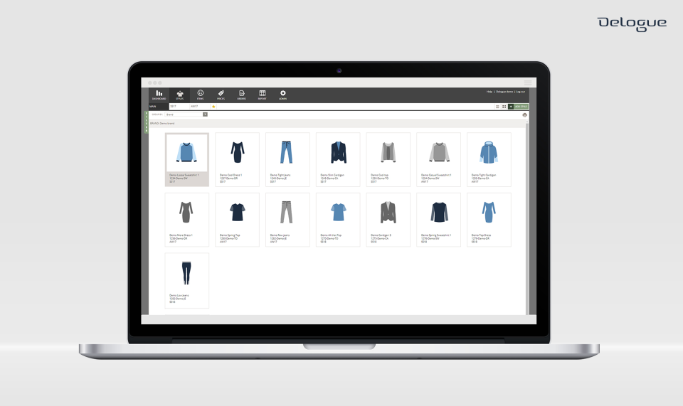 screenshot of Delogue PLM